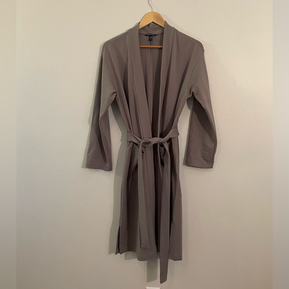 Eileen Fisher Ponte Knit Long Jacket Cardigan - Picture 3 of 6